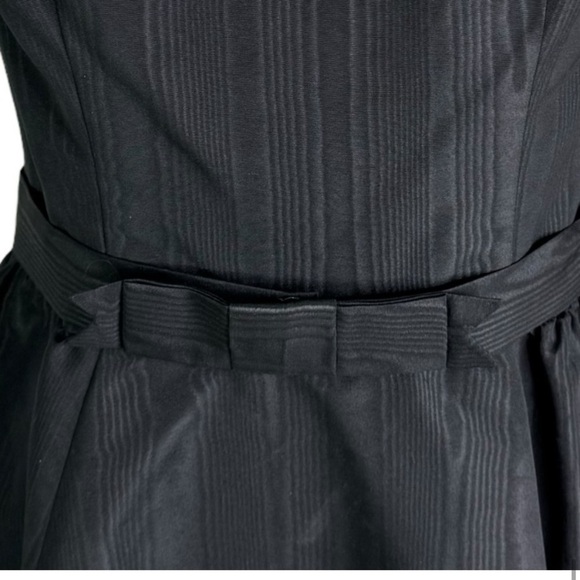 Isaac Mizrahi Moire Taffeta Sleeveless Dress with Pockets Black Size 10 NWT - Picture 4 of 6